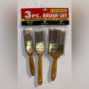 COLONIAL 3 PIECE BRUSH SETS